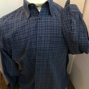 Bachrach Button Down Dress Shirt  Large